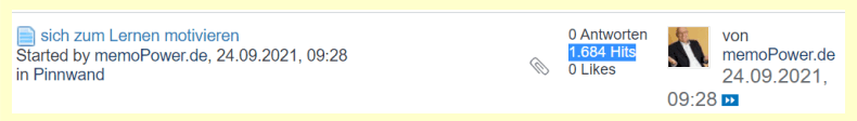1.684 Aufrufe meines Beitrages, aber ohne jegliche Reaktion