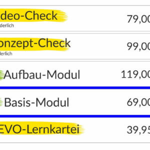 AEVO-OnlineKurs Basis-Modul